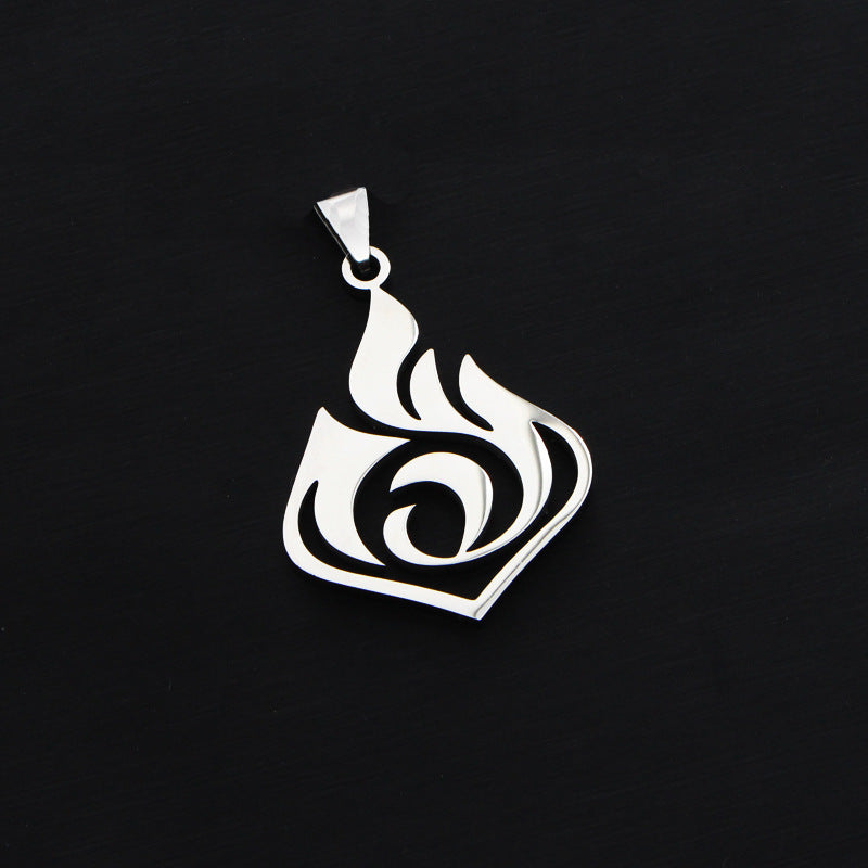 Wholesale God's Eye Titanium Steel Non-Fade Necklace