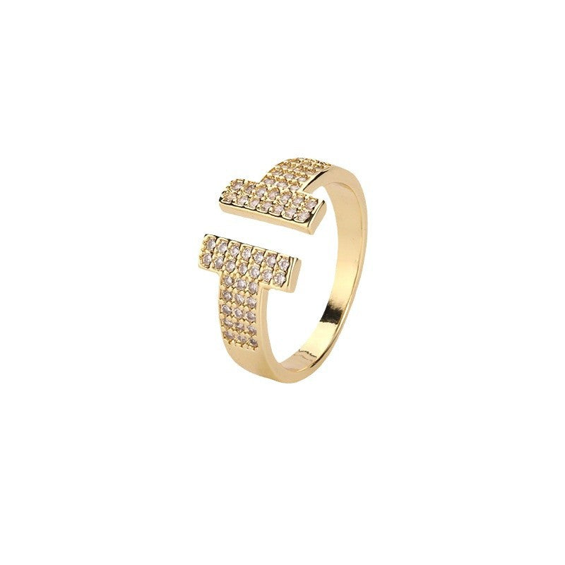 Wholesale Vintage Snake Design Copper Zircon Open Ring Trendy Women S Jewelry Accessory Gift