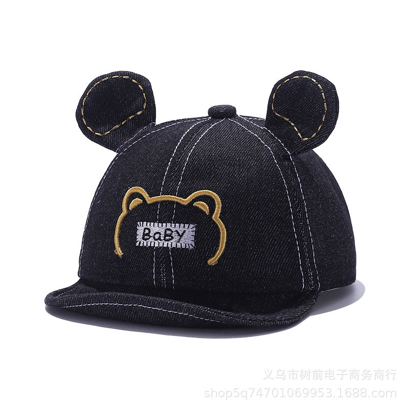 Wholesale Denim sun visor cap cap thin baby sunscreen cap baseball cap