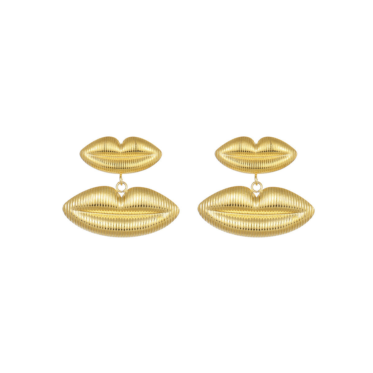 Wholesale  Stainless steel fashion personality lip earrings