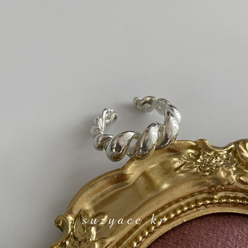 Wholesale  Sterling Silver Croissant Rhombus Ring