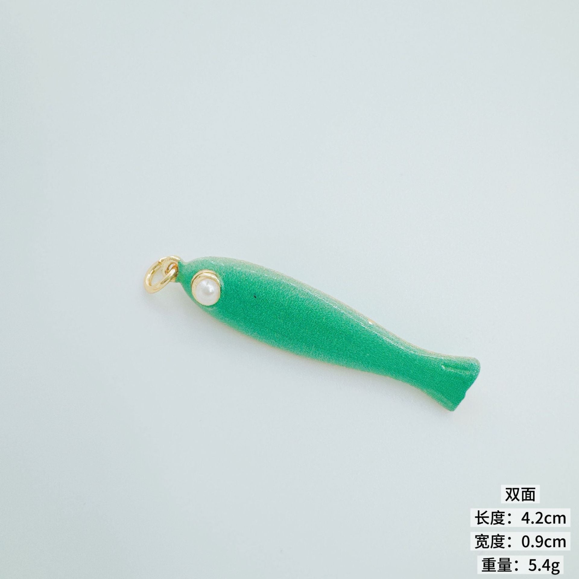 Wholesale Ocean Series Fish Pendant Gold Plated Copper DIY Jewelry Accessory