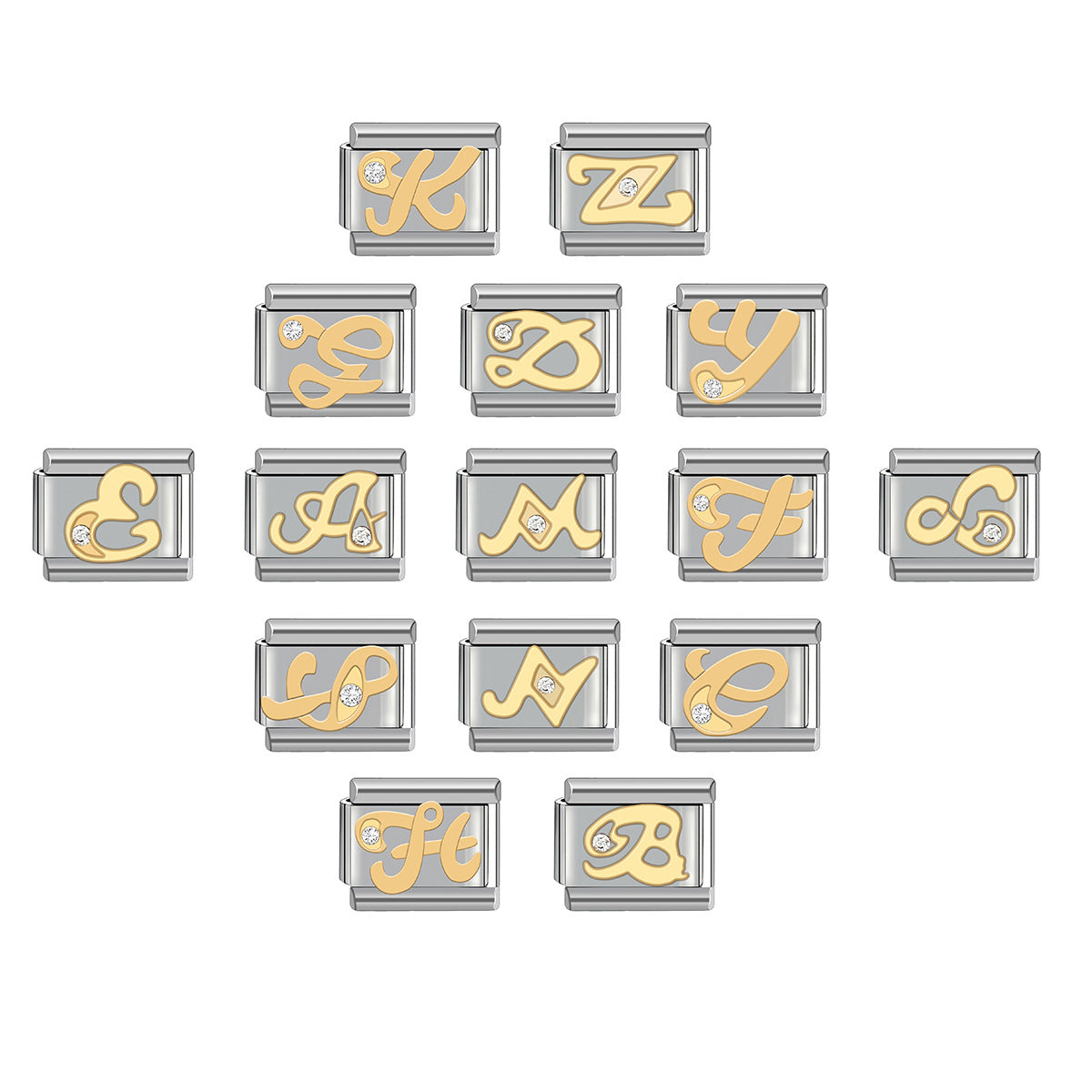 Wholesale Italian Charm Bracelet Retro Bracelet 9mm DIY Pattern Free Stitching Detachable Composable Bracelet ACC-BT-JL012