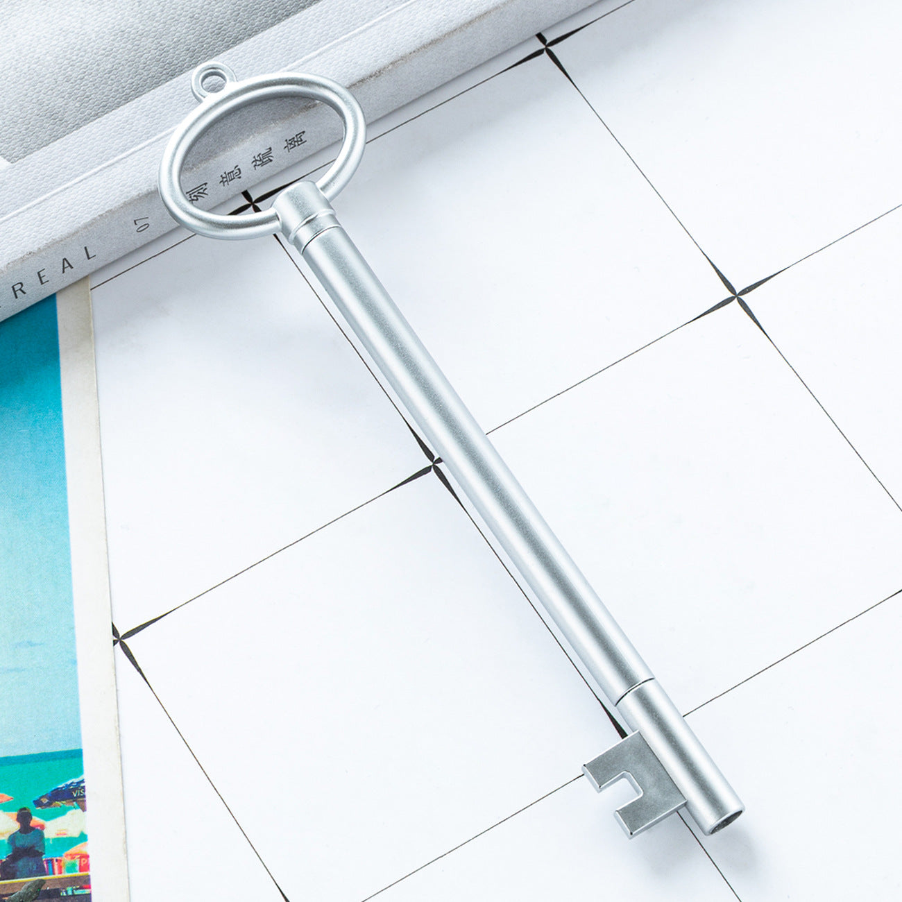 Wholesale stationery keychain cute cartoon retro ballpoint pen