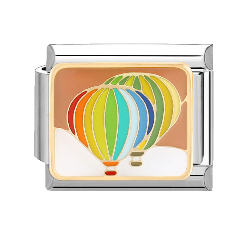 Wholesale Italian Charm Bracelet 9mm DIY Splicing Cute Cartoon Titanium Steel Composable Bracelet