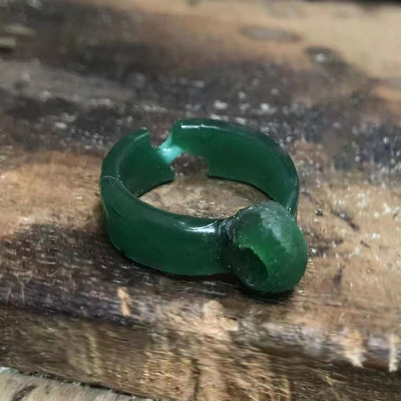 Wholesale  S925 Sterling Silver Pull Ring Ring Non-fading Niche Trendy Men's Hip Rings