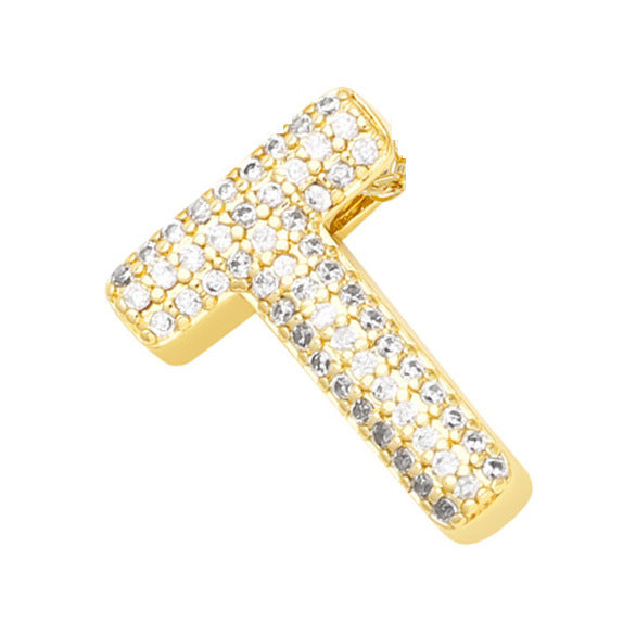 Wholesale 26 letters light luxury necklace