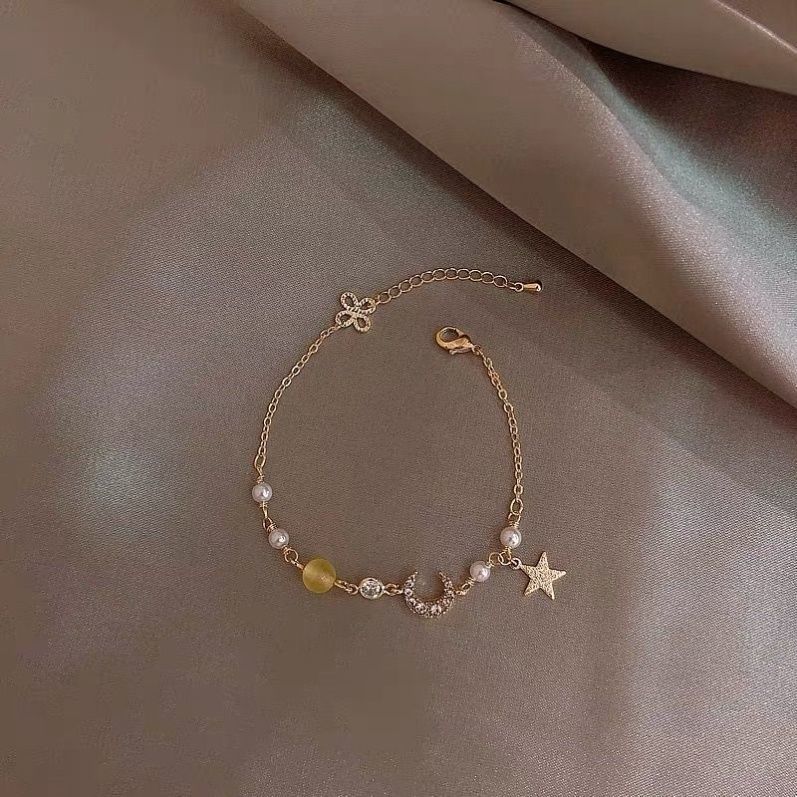Wholesale  Alloy Zircon Pearl Bracelet