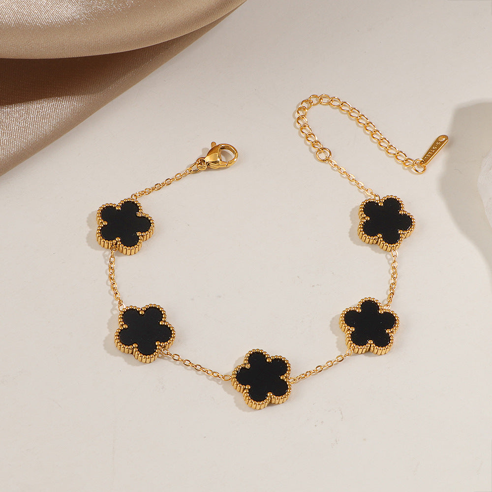 Wholesale Five-Petal,  Western-Style Reversible Bracelet