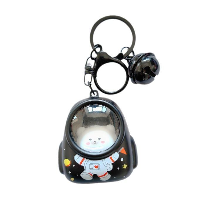 Wholesale cute glowing starry night light keychain