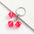 Wholesale Resin dice keychain pendant