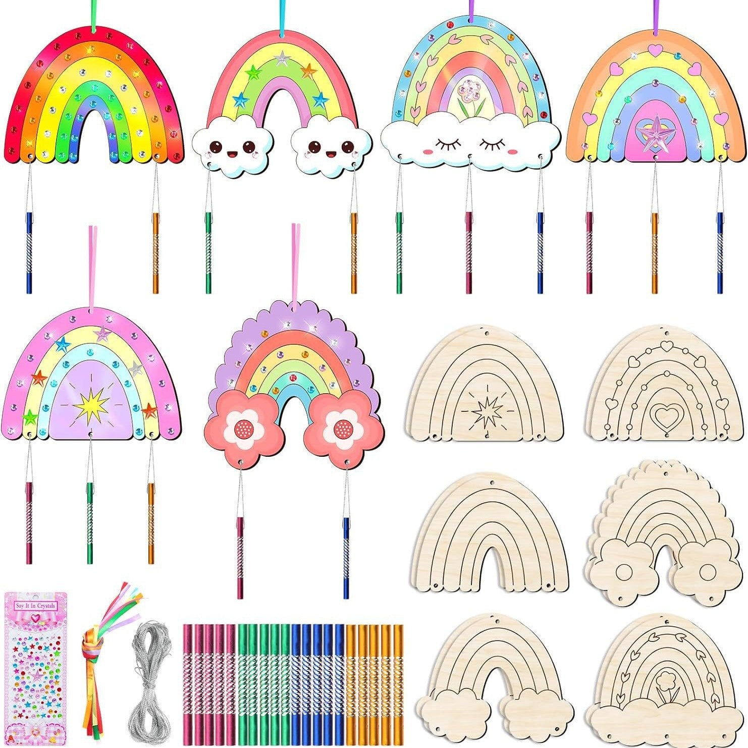 Wholesale rhandmade cat wind chime suit children material bag