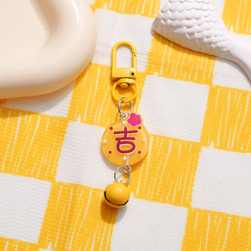 Wholesale Acrylic Festive Blessing Plaque Bag Charm Decorative Accessory for Resale