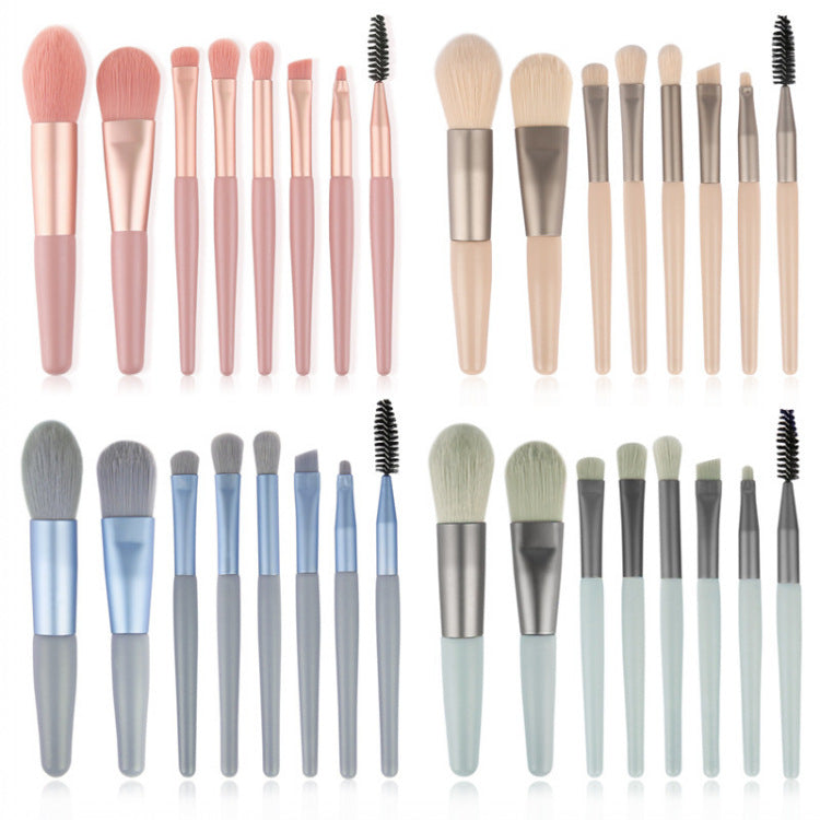Wholesale 8pcs/set mini makeup brush set beauty tool set ACC-MB-YuHeng001
