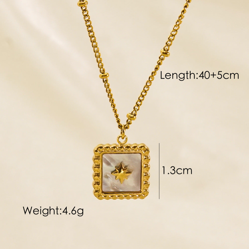 Wholesale  red titanium steel Women's necklace