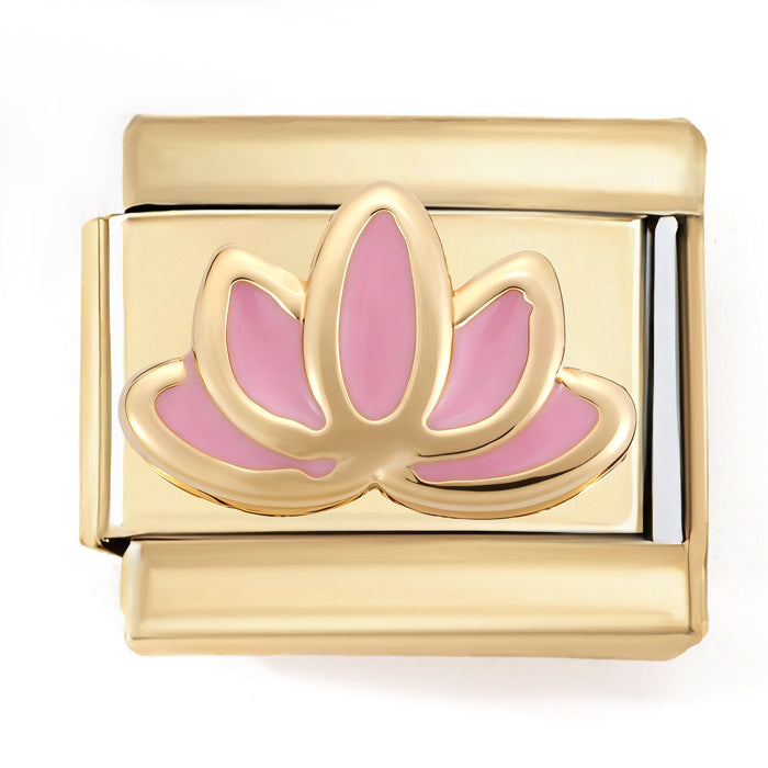 Wholesale Italian Charm Bracelet 9mm DIY Zircon Girls  Creative Stainless Steel Composable Bracelet