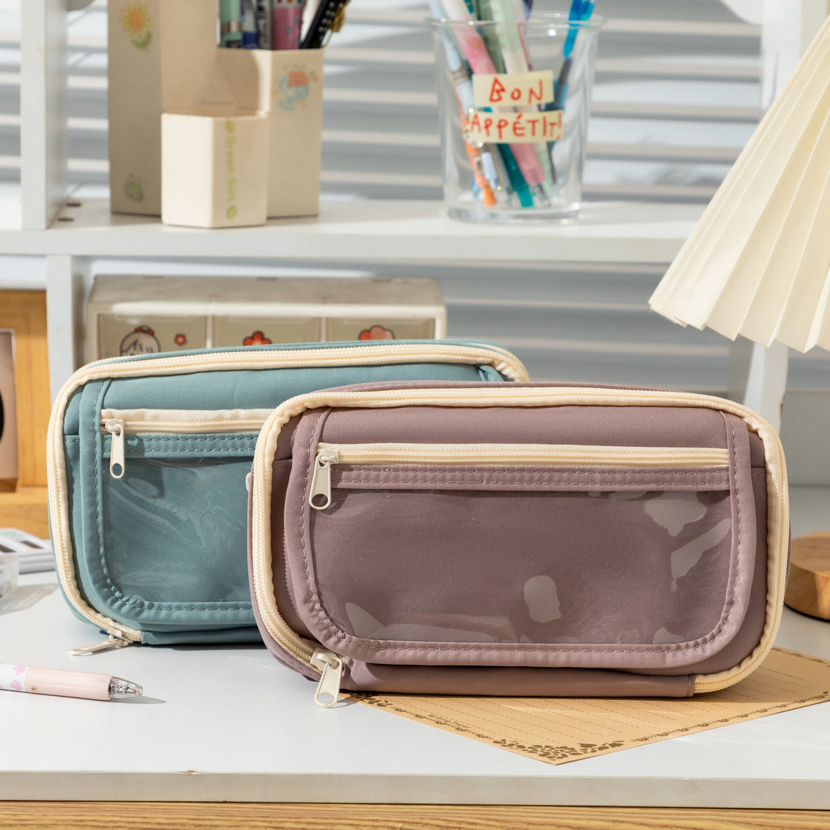 Wholesale pencil case large capacity stationery box