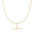 Wholesale Irregular Line Necklace Stainless Steel 18k Gold Color Protection Necklaces