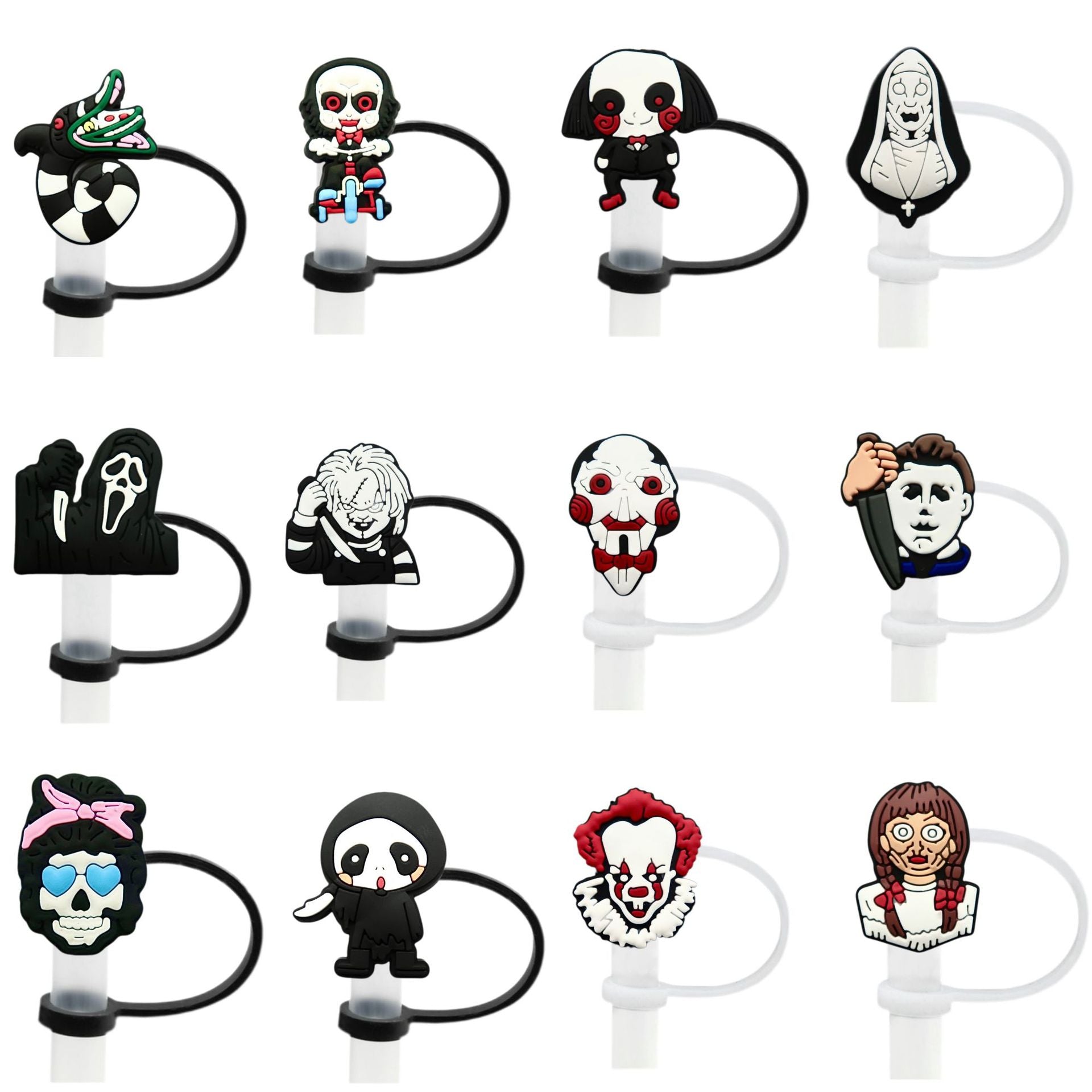 Wholesale 10pcs  Silicone  Straw Cover Straw Tube Cap