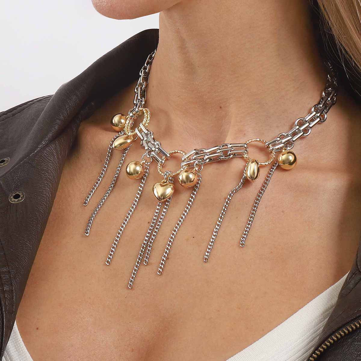Wholesale Tassel Copper Chain Clavicle Necklace Luxury Necklaces