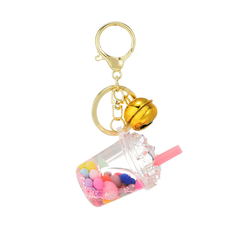 Wholesale  Iceberg Cup Quicksand Bottle Creative Key Chain