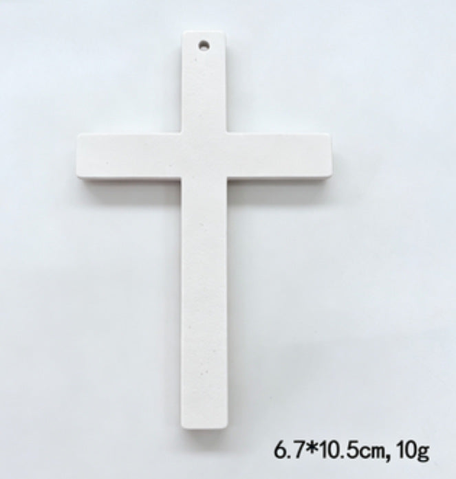 Wholesale Black Wooden Cross Necklace Long Chain Retro Dark Style  Jewelry Accessory