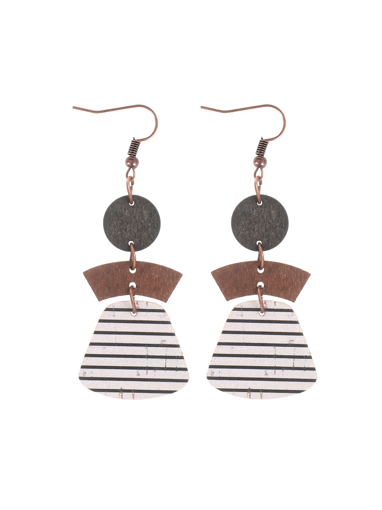 Wholesale  Bohemian Style Multi-Layered Splicing Earrings