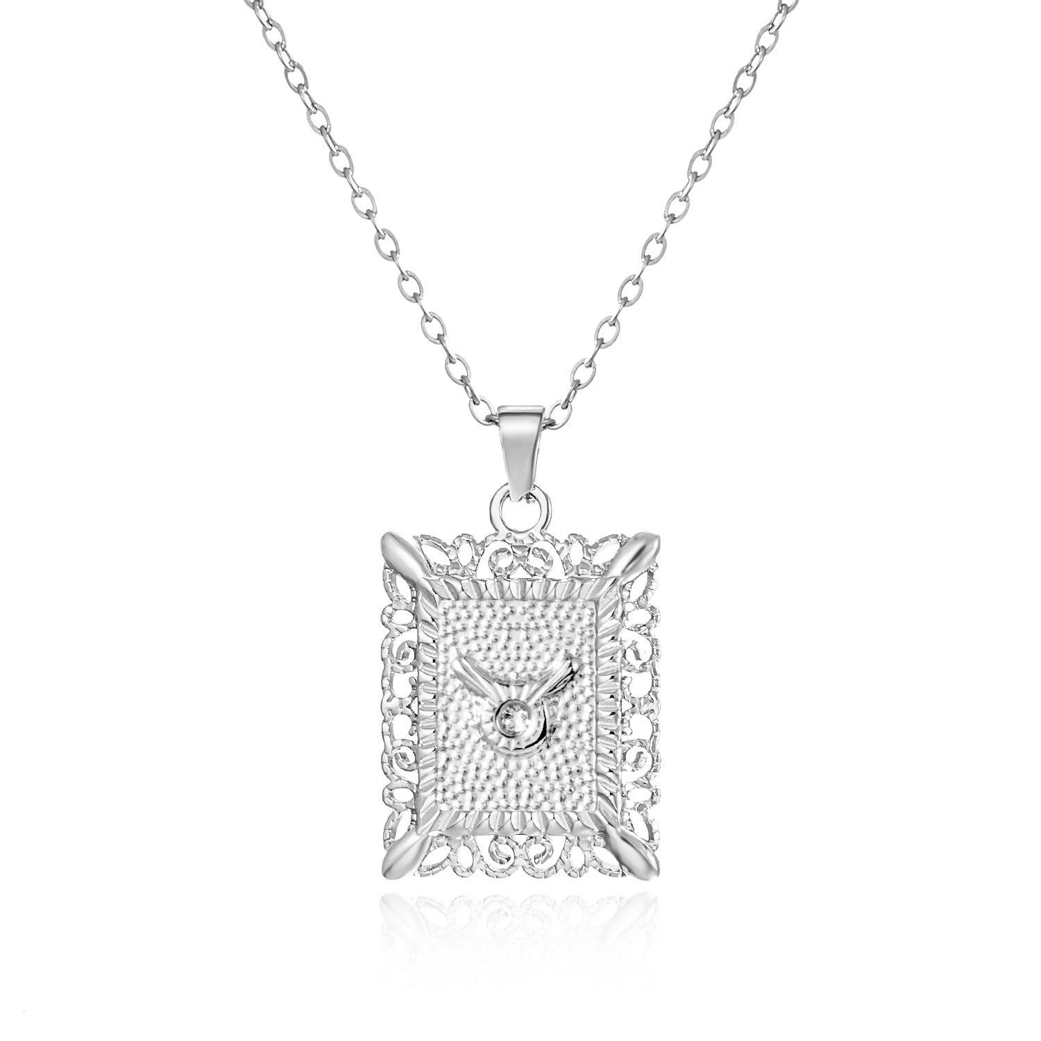 Wholesale Stainless steel twelve constellations necklace