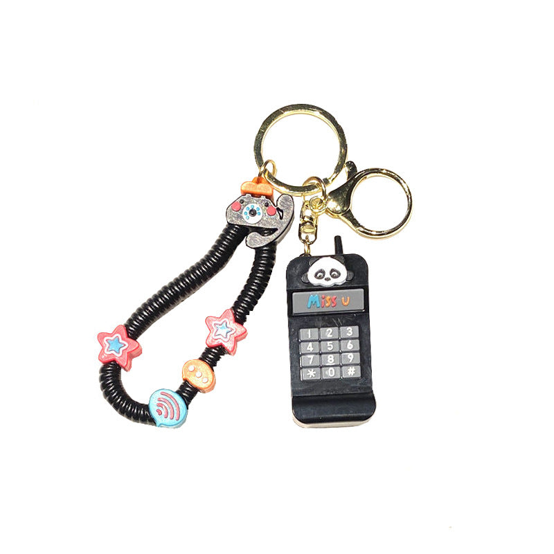 Wholesale Cartoon Mini Phone Doll Keychains ACC-KC-GongZ035