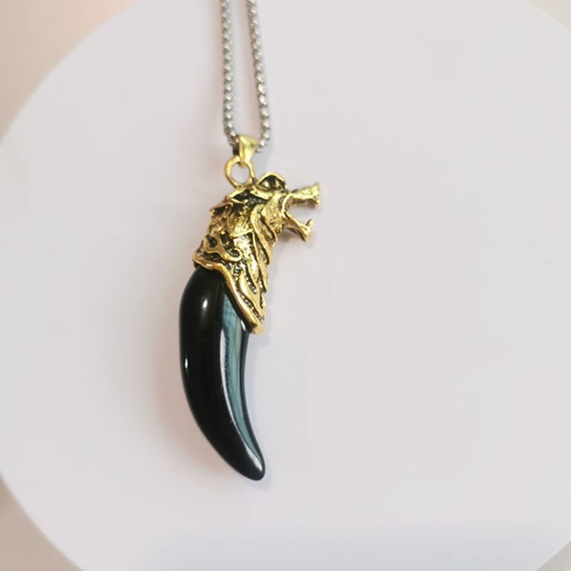 Wholesale Spike Pendant  Personality Teeth Necklace