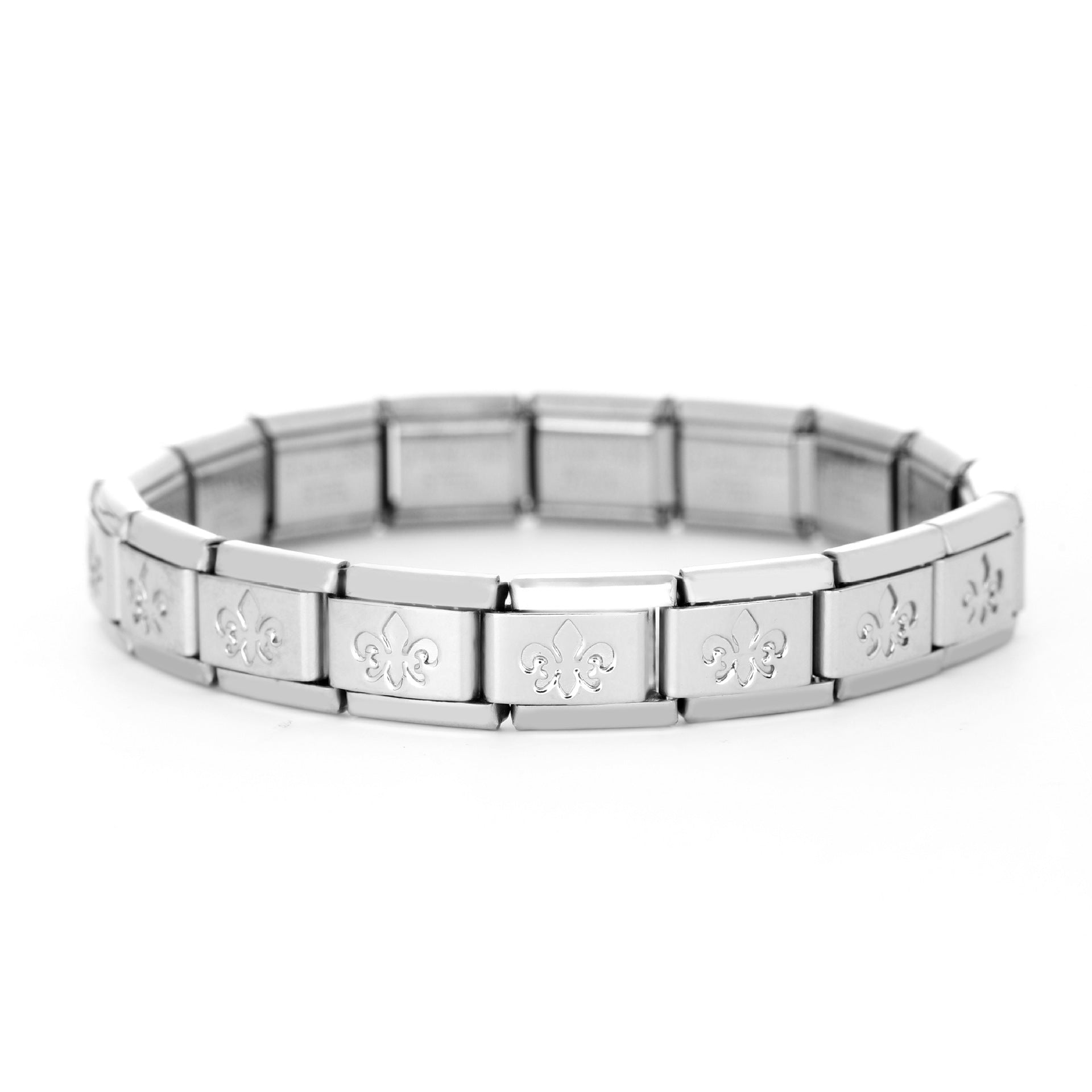 Wholesale Italian Charm Bracelet 9mm DIY Splicing Removable Stainless Steel Arch Bridge Composable Bracelet ACC-BT-XY055