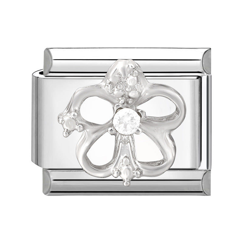 Wholesale Italian Charm Bracelet 9mm DIY Splicing Cute Creative Stainless Steel Composable Bracelet