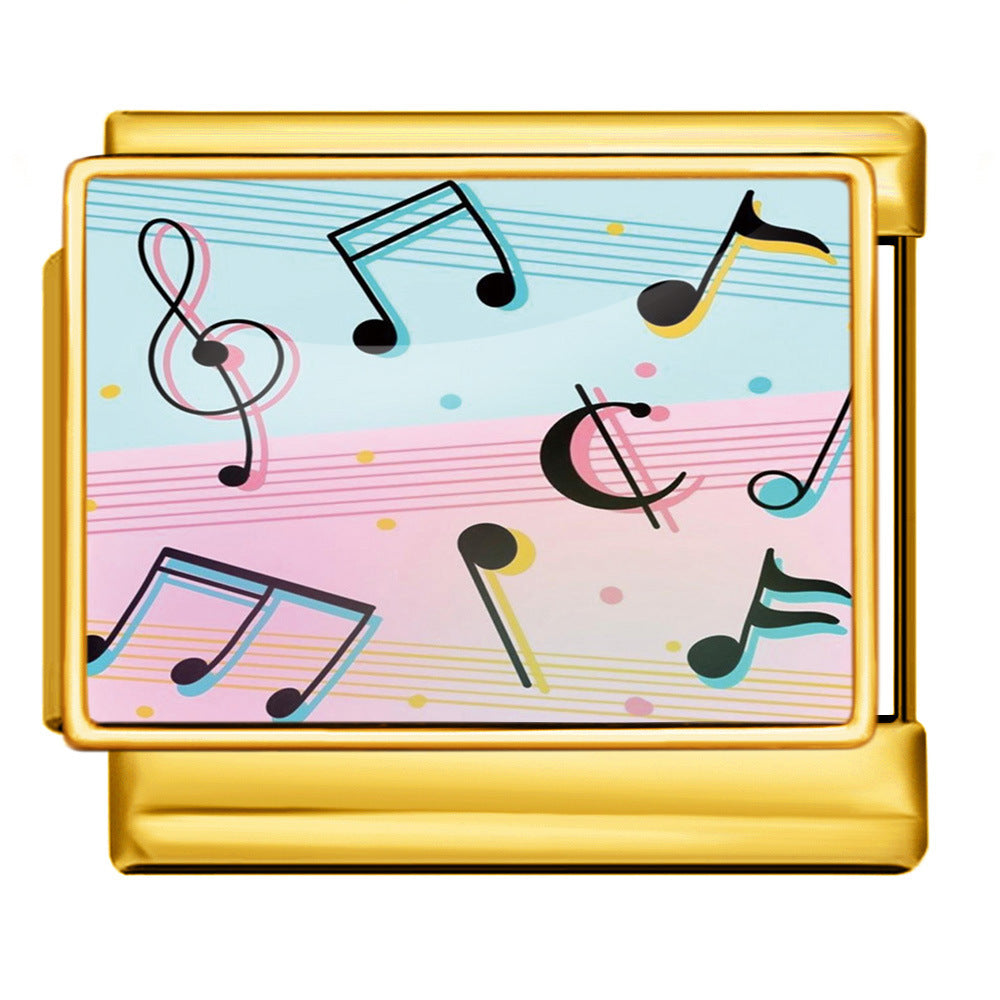 Wholesale  Italian Charm Bracelet 9mm DIY image printingCreative Stainless Steel Composable Bracelet