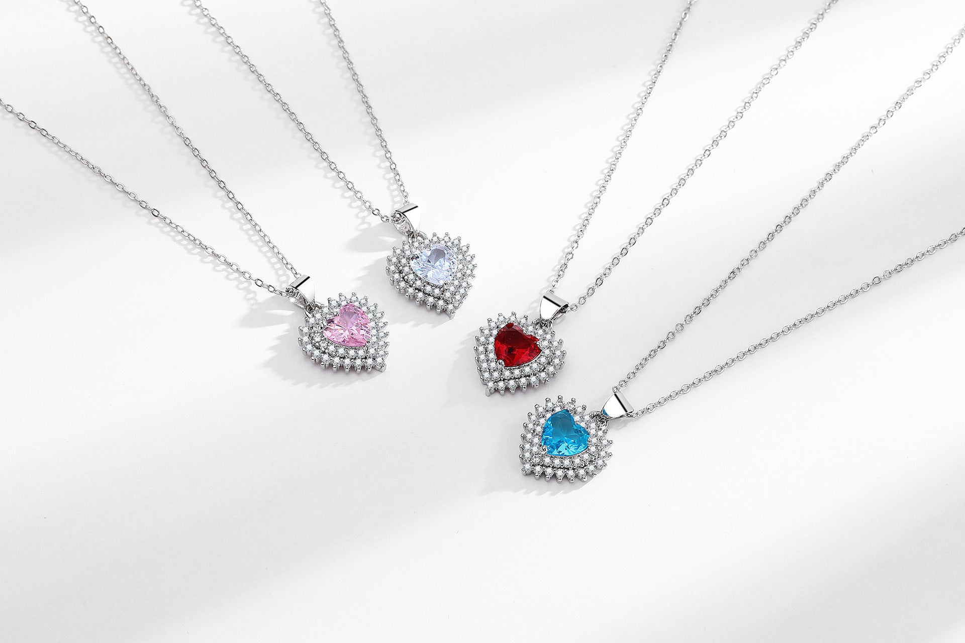 Wholesale Double Row Small Diamond Light Luxury Temperament Clavicle Necklaces ACC-NE-MeiLi002