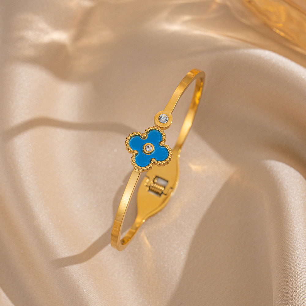 Wholesale Titanium Steel Diamond Bracelet ACCVIP-BT-KuCai016