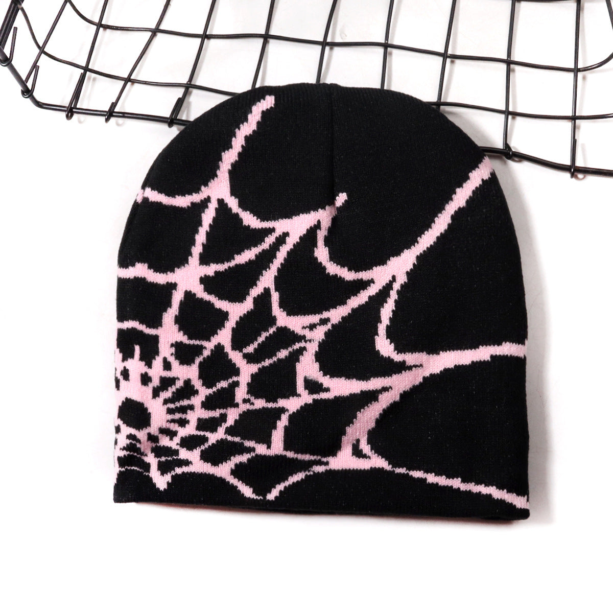 Wholesale  spider web knitted hat beanie
