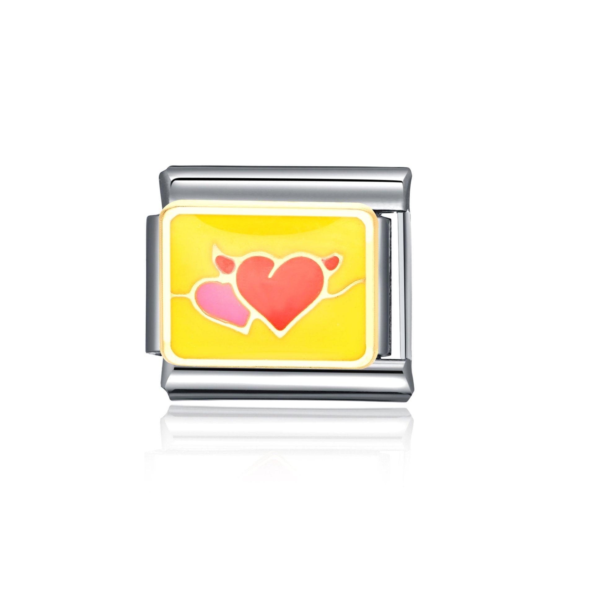 Wholesale Italian Charm Bracelet 9mm DIY Splicing Cute Cartoon Stainless Steel Composable Bracelet