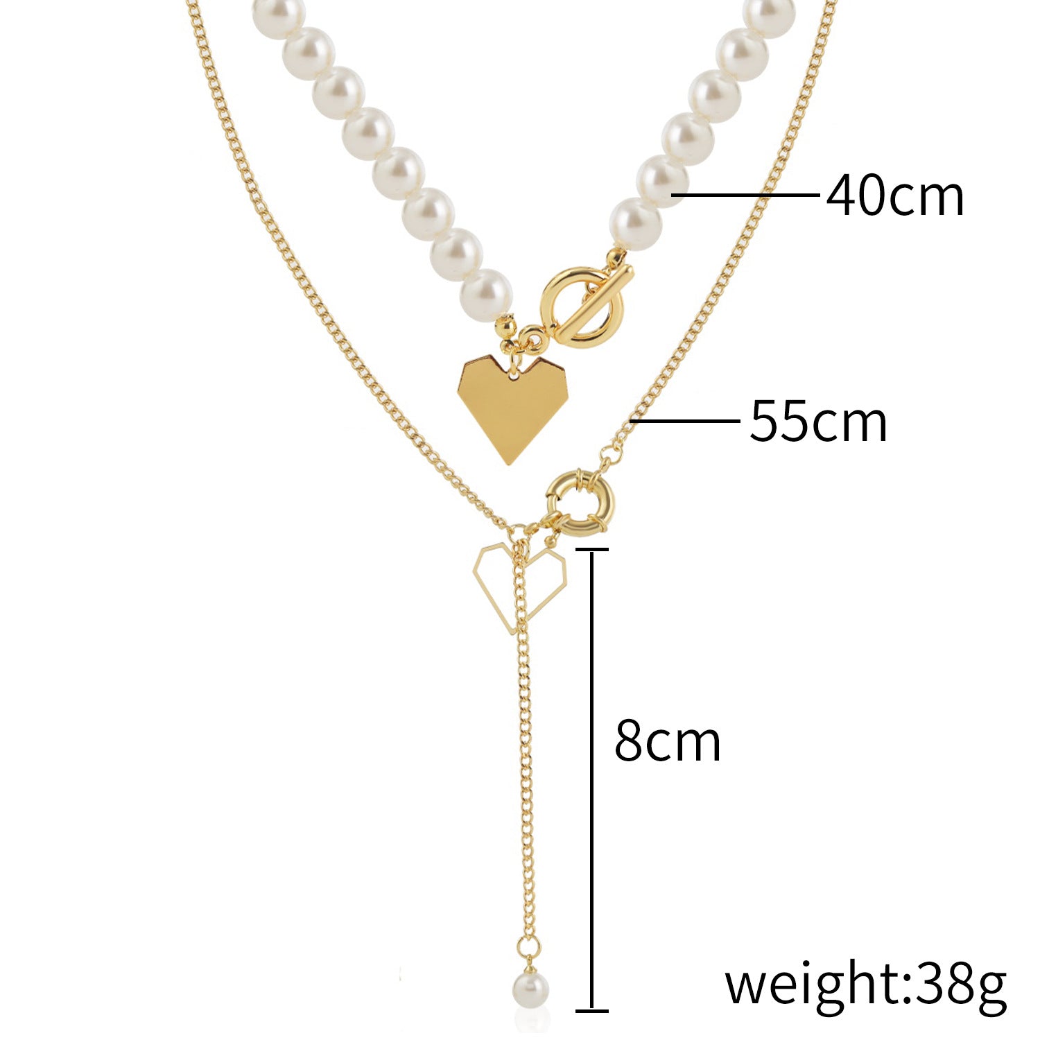 Wholesale Special Shaped Vintage Baroque Pearl Stacking Necklace