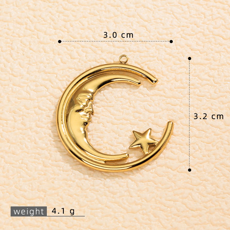 Wholesale 3D sun moon and smiley face  pendants