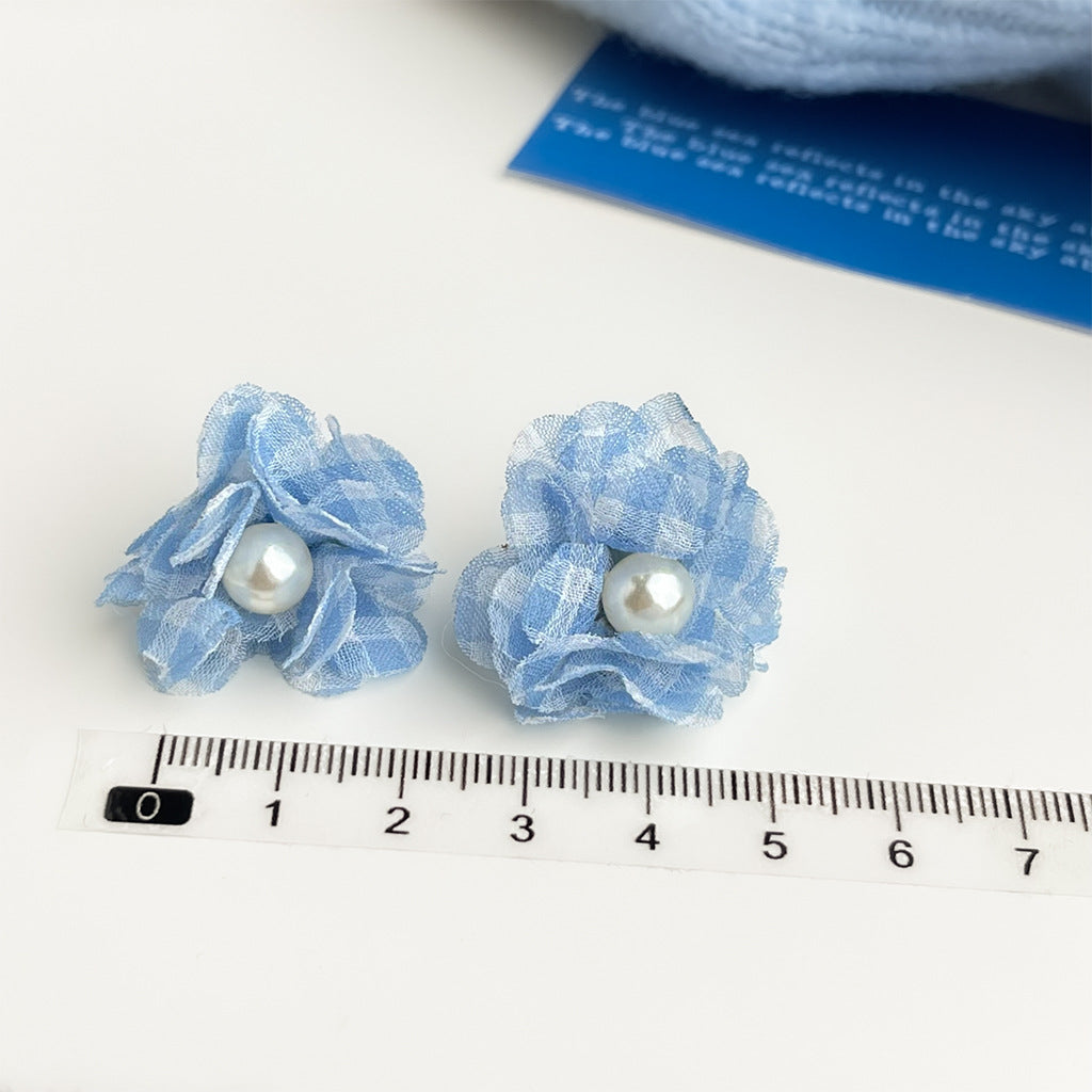 Wholesale blue oil earrings