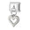 Wholesale Italian Charm Bracelet 9mm DIY Splicing Pendant Heart Shape Stainless Steel Composable Bracelet