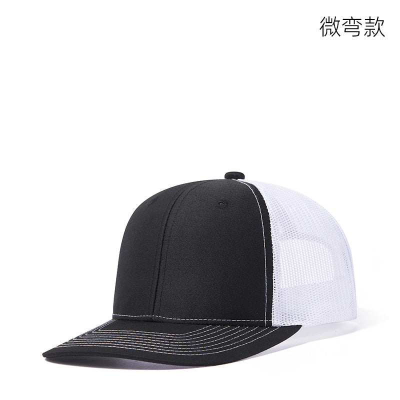 Wholesale Slightly Curved Brim Outdoor Sun Visor Mesh Hat Trucker Hat ACC-HT-WanKu001