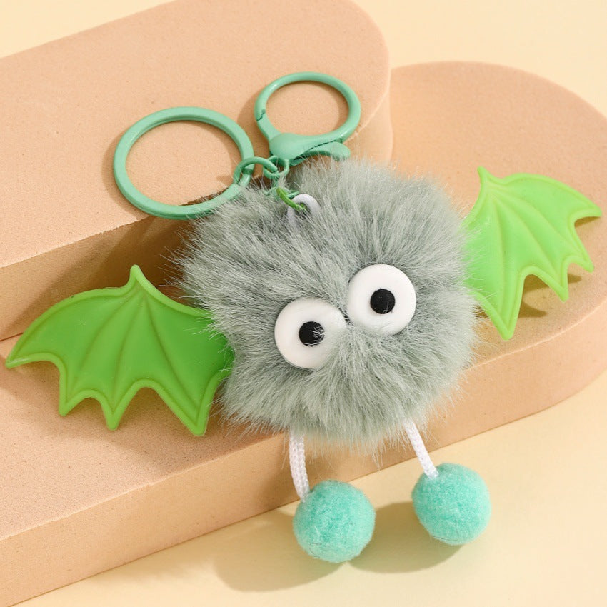 Wholesale  Plush Bat Bag Pendant Keychain Cute Decorative Accessory