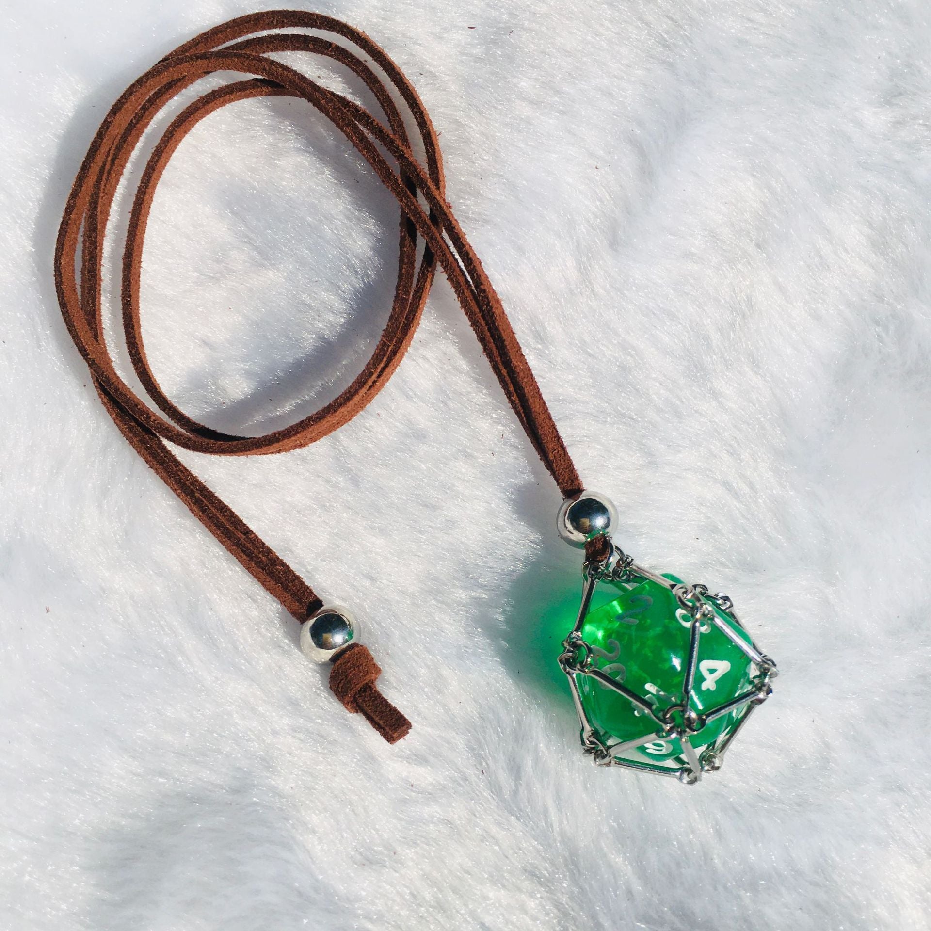 Wholesale Replaceable Bamboo Metal Mesh Necklace Natural Stone Crystal Mesh Bag ACC-NE-RongGuan011