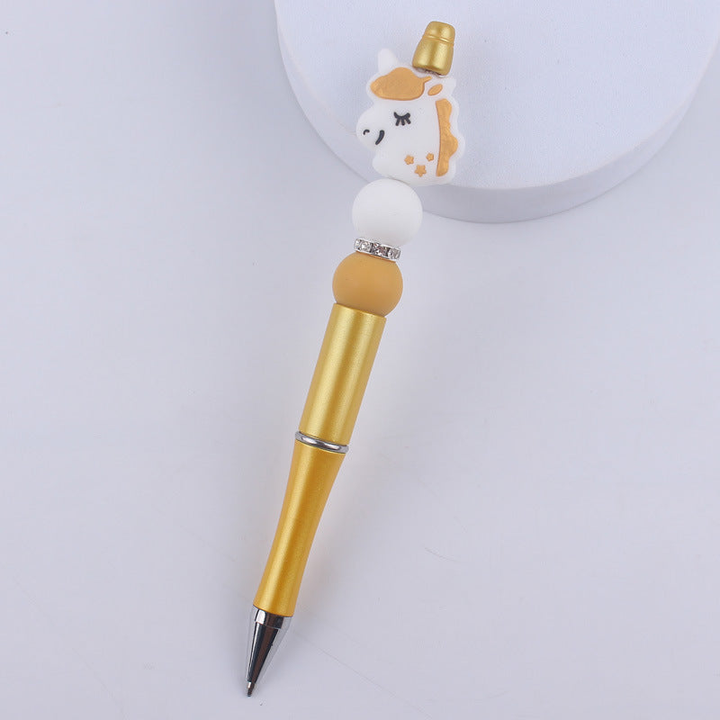 Wholesale  creative cartoon animal Kaola elephant silicone beads beaded pen