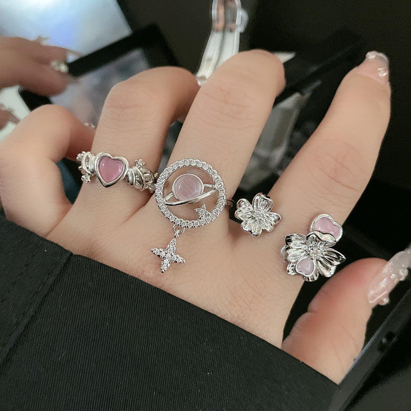 Wholesale pink lovely  Open ring