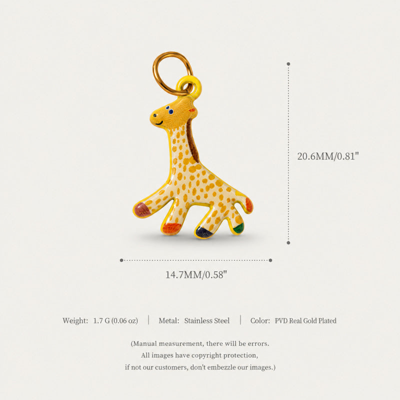 Wholesale Stainless Steel Fox Pendant 18K Gold Plated Animal Charm Trendy Fashion Accessory For DIY Jewelry Making Boutique Resale