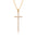 Wholesale Light luxury full diamond micro-inlaid temperament smart shining cross necklace