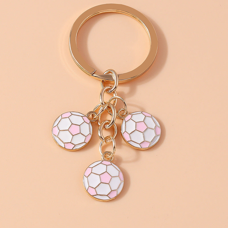 Wholesale  Simulation Football Keychain Accessories Sports Gift Backpack Pendant Accessories