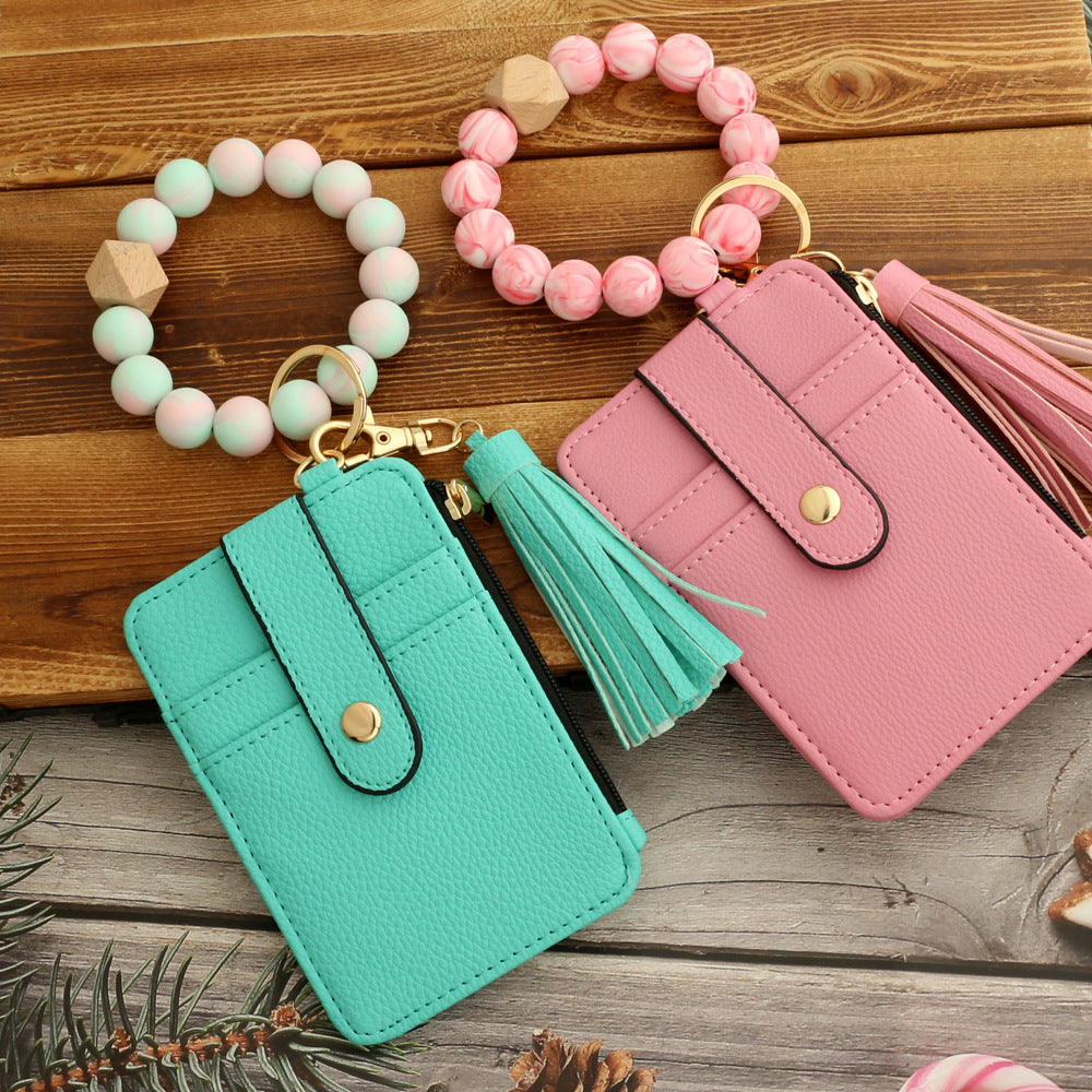 Wholesale Silicone Bracelet Wristlet Keychain